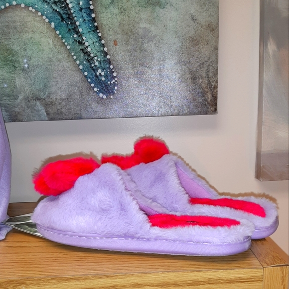Kensie Lavender Slippers & Matching Infinity Scarf NWT - Picture 10 of 16